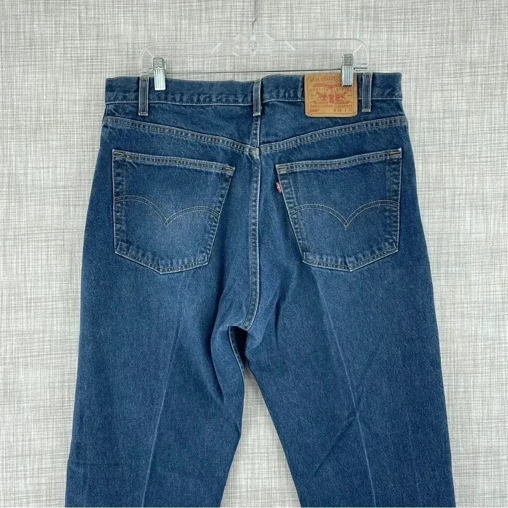 Vintage 2002 Levi's 505 mens jeans size 38 x 30 0996 - Picture 4 of 11
